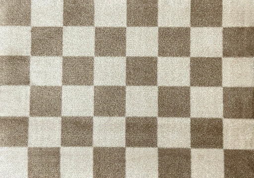 Checkered Taupe Floor Mats - Wash+Dry™ Mats