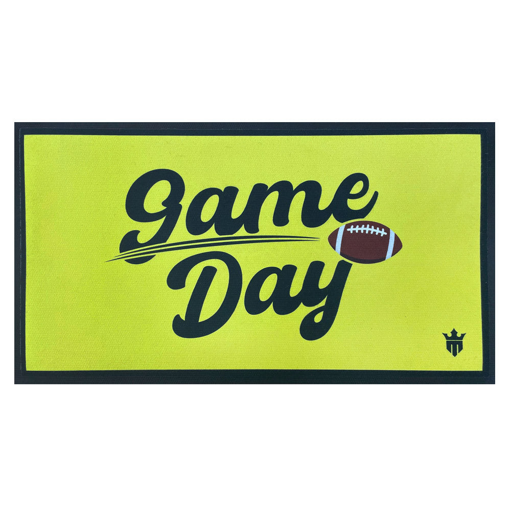 Game Day Yellow Bar Mat