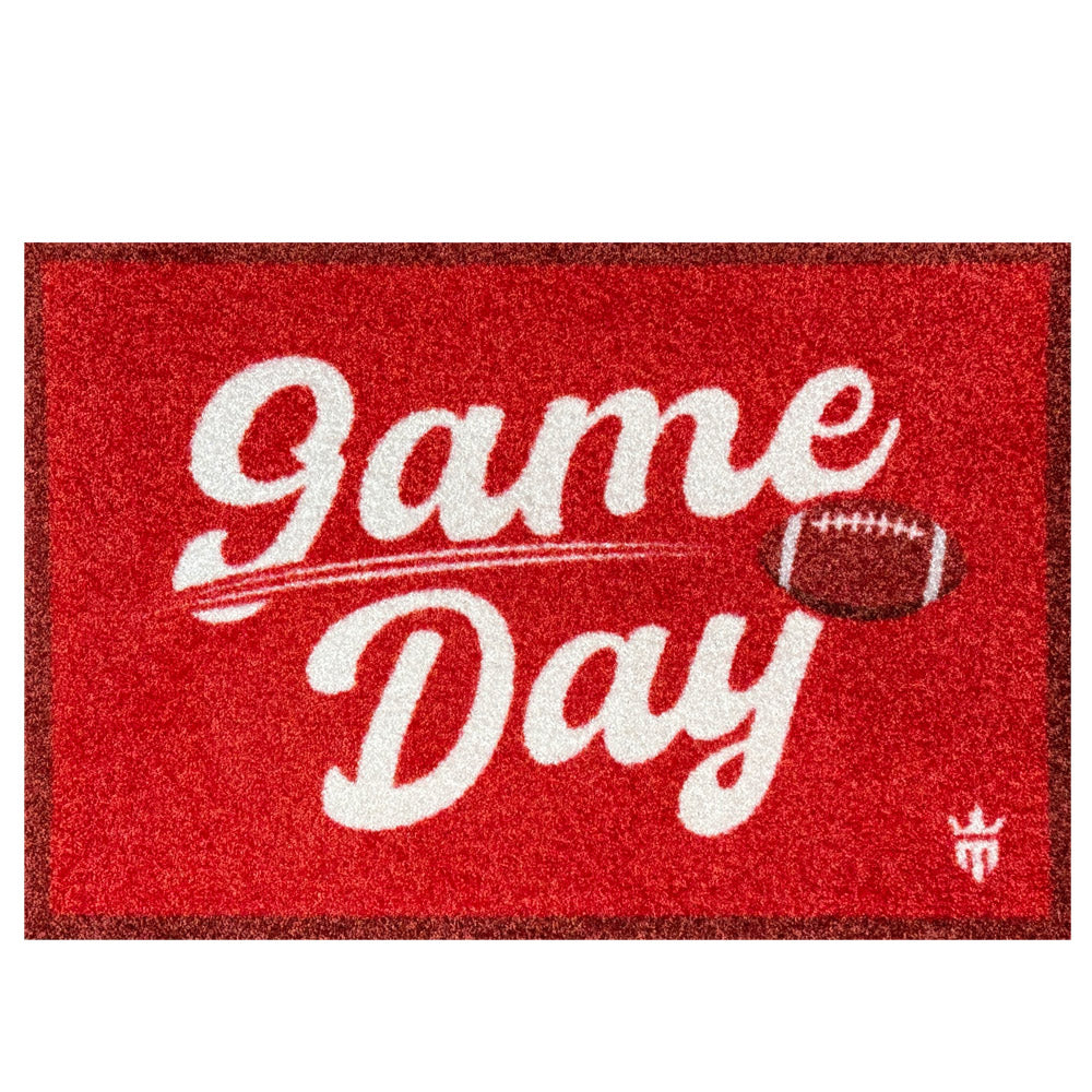 Game Day Red Floor Mat