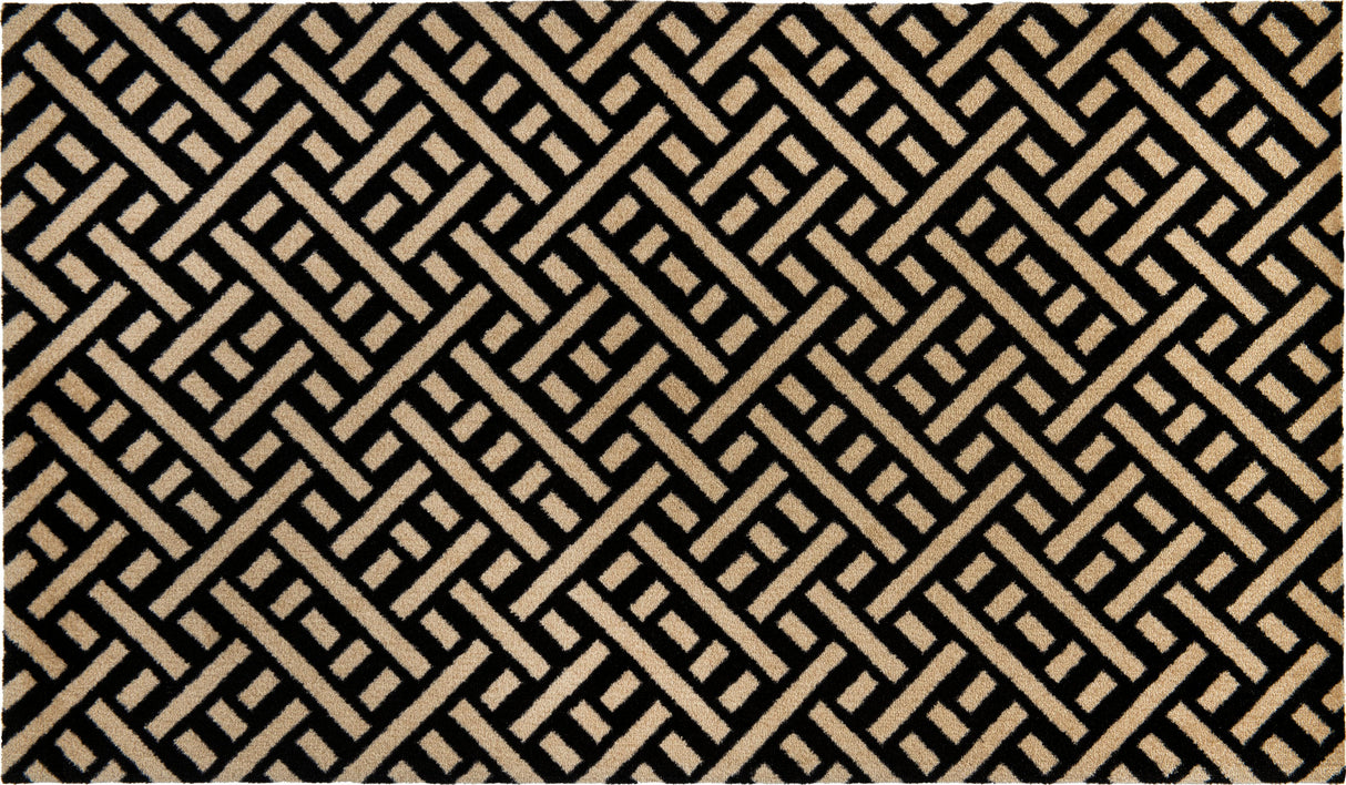 Trellis Black + Cream Medium