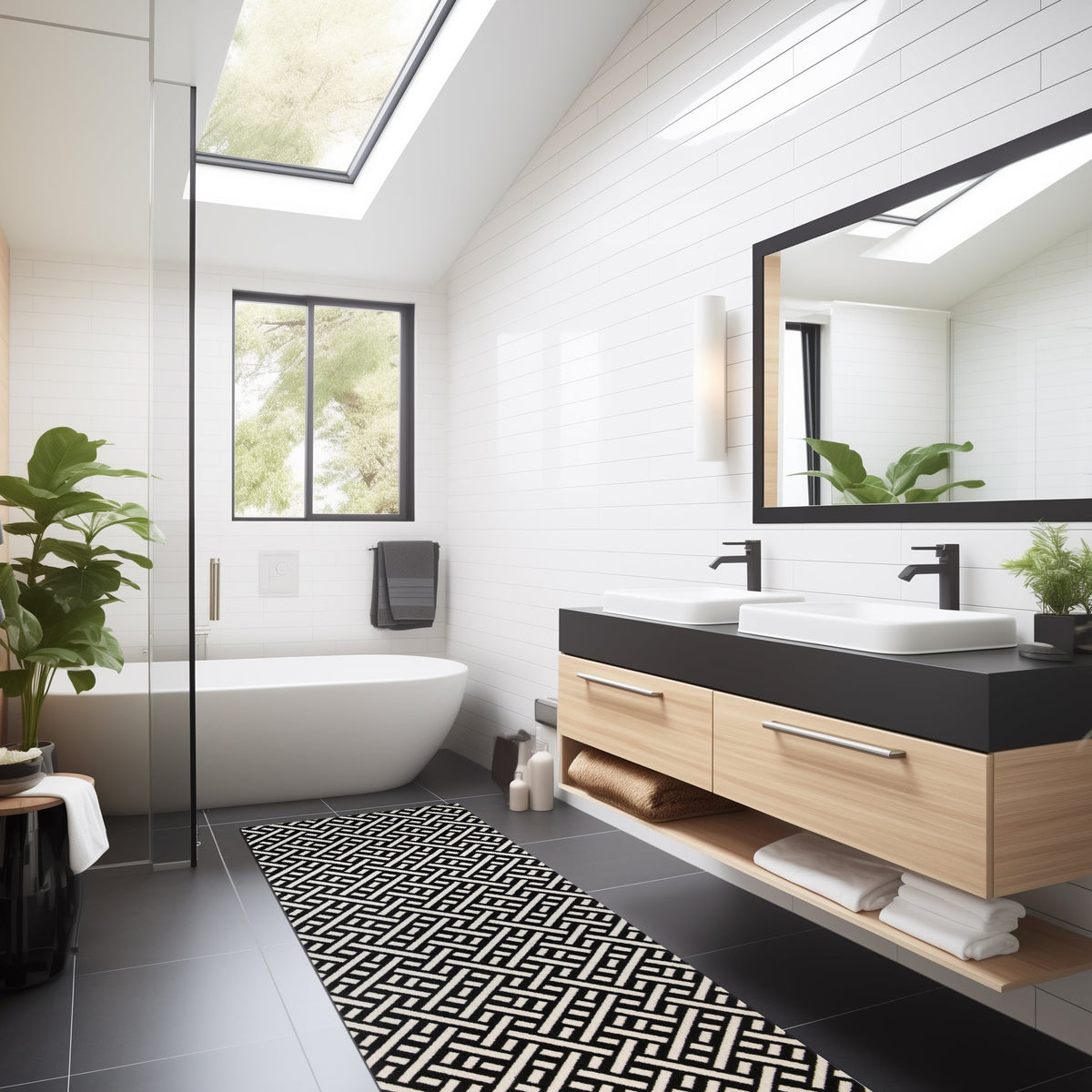 Trellis Black + White