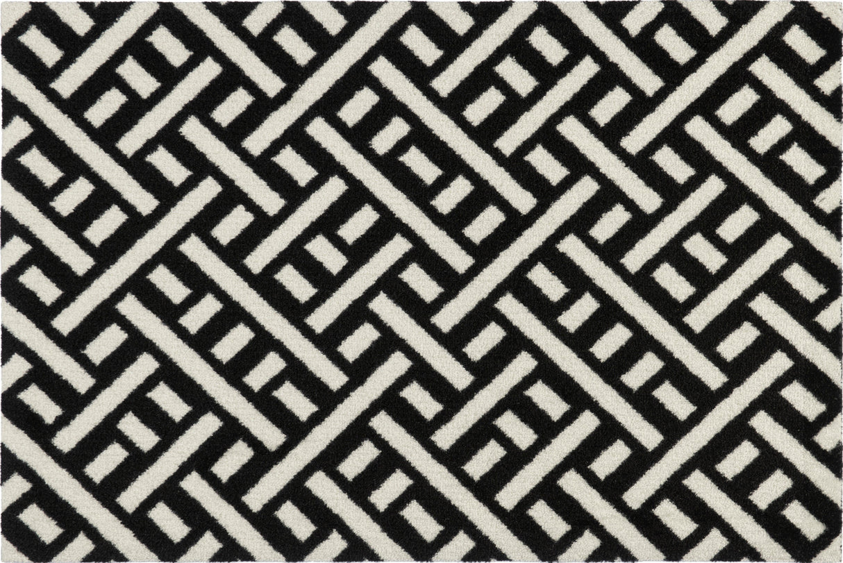 Trellis Black + White Small
