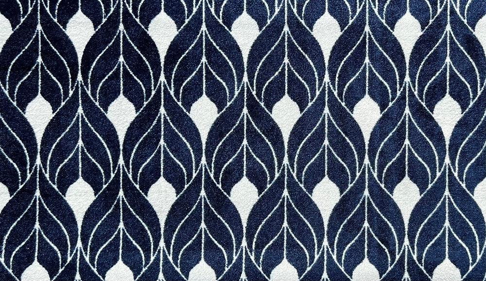 Tulle Navy Floor Mats - Medium