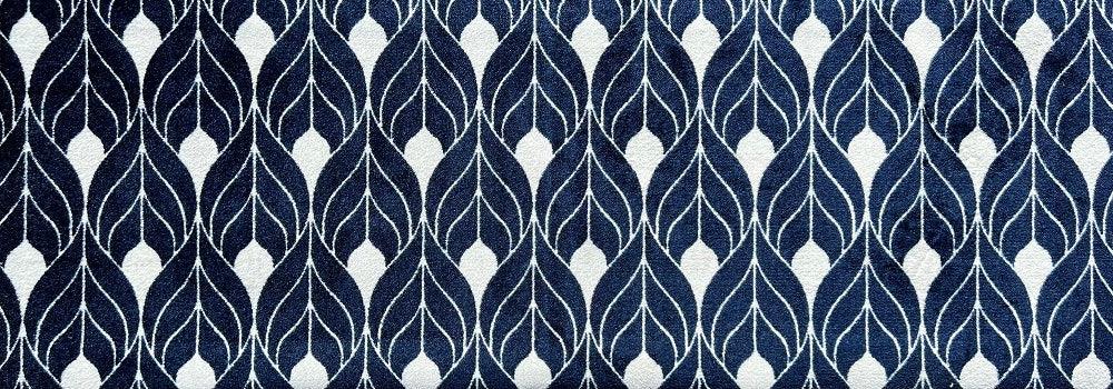 Tulle Navy Floor Mats - Runner