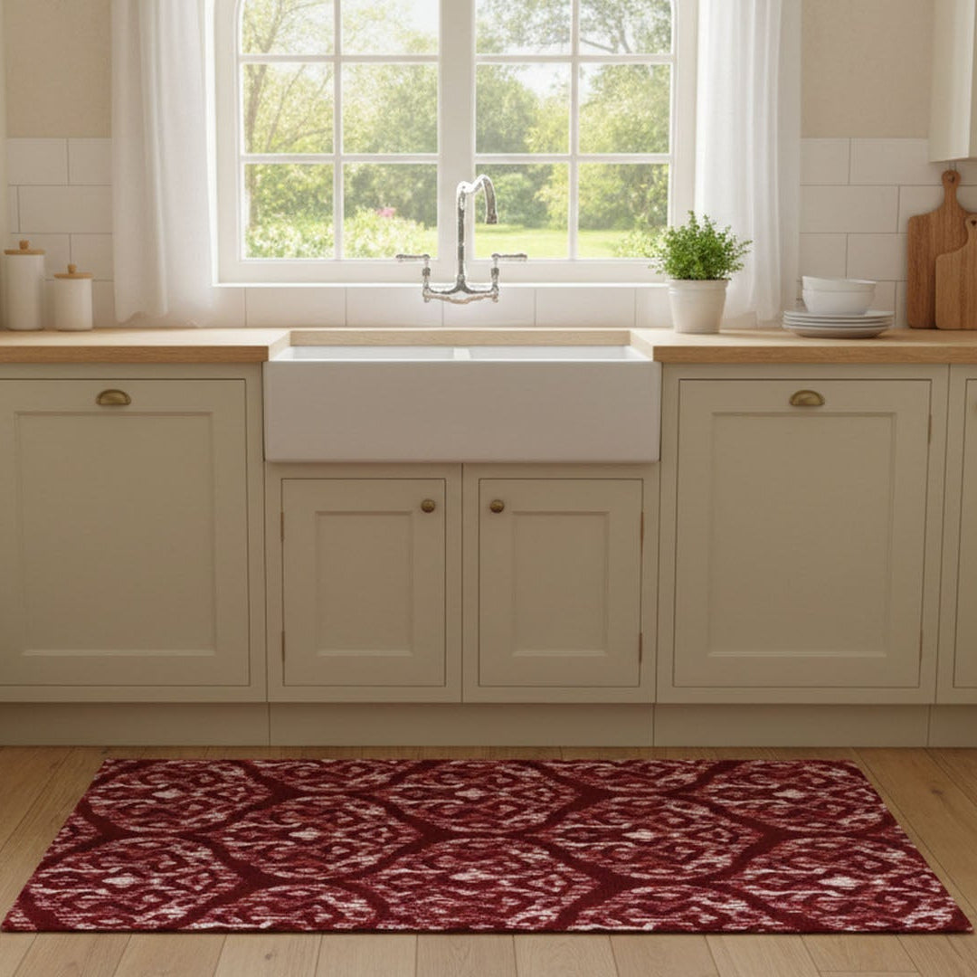 Ruby Ikat