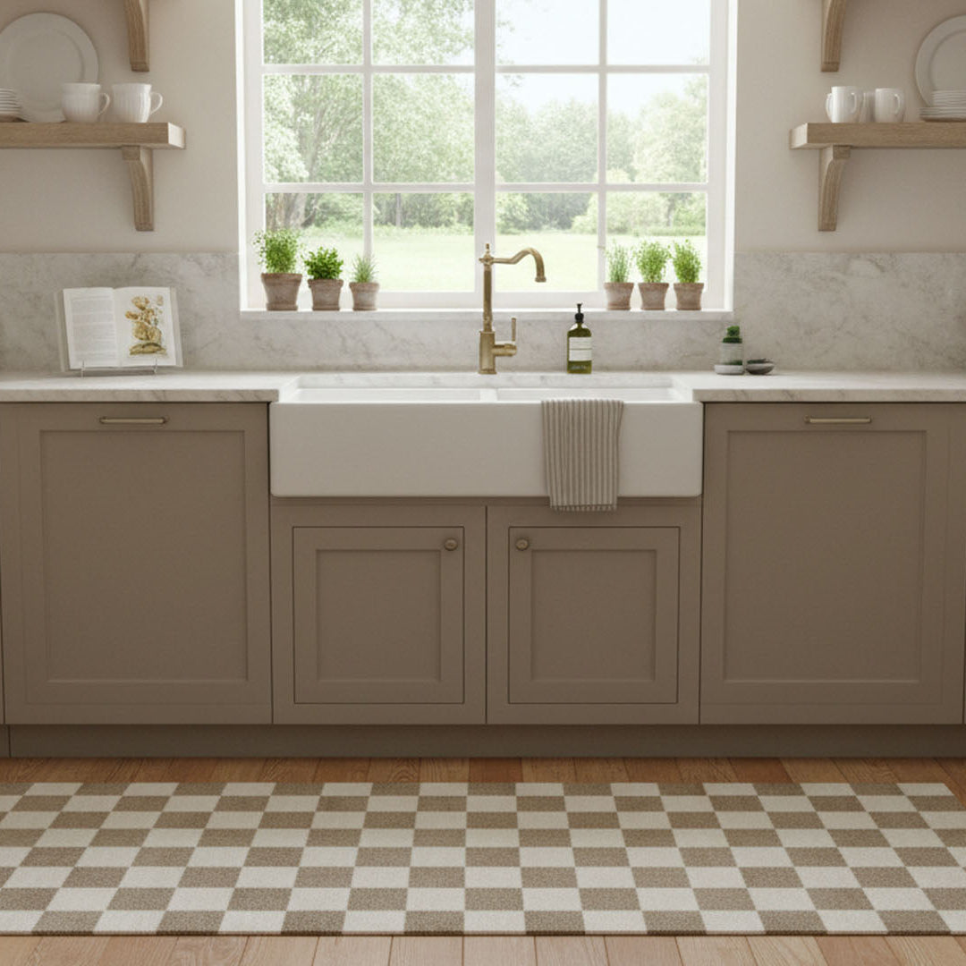 Checkered Taupe