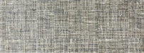 Canvas basket weave print floor runner