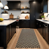 Trellis Black + Cream
