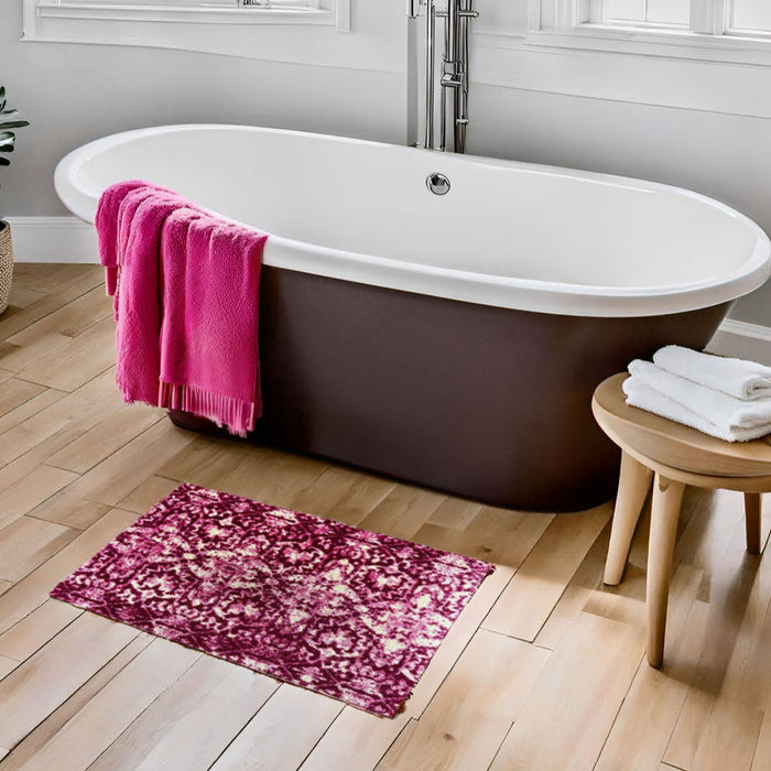 Muted Pink Persian Floor Mats