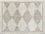 Matsmiths Arthur Diamonds Floor Mats Washable Indoor Mat with Rubber Backing, Large Funny Door Mat for Entryway, Workshops, Man Caves, Bars, Non-Slip Area Rug and Mat, Washable Entryway Rug, Pet Friendly, Kid Friendly, Neutral, Taupe, Black, 24"x35" Neutral