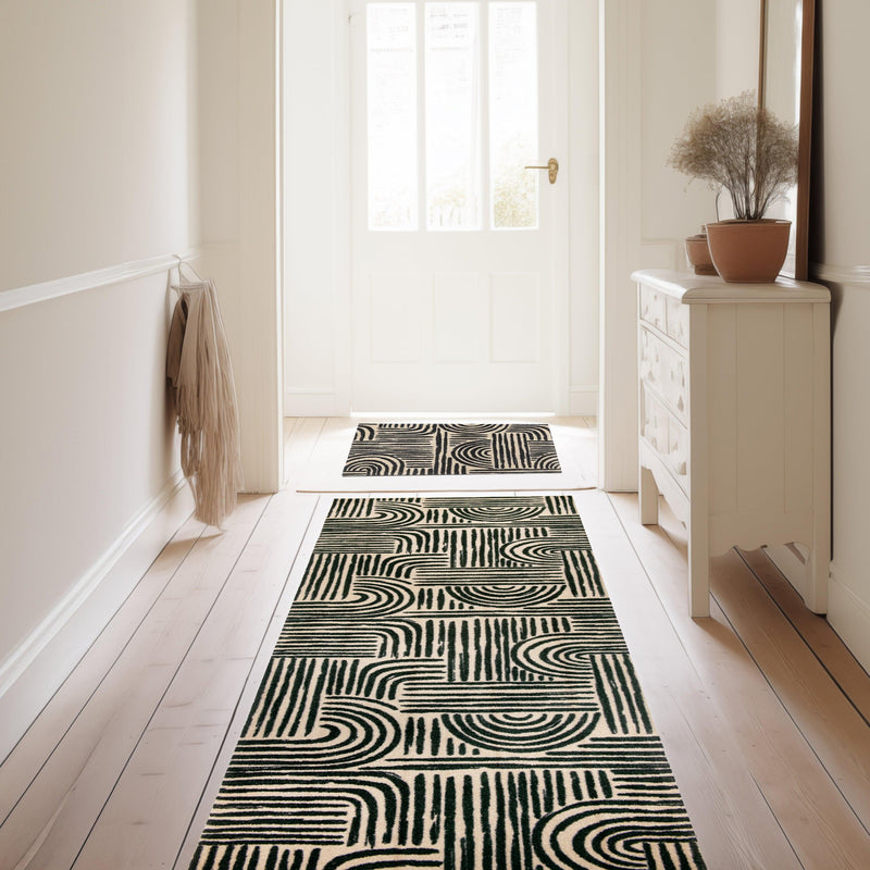 Brentwood Black + Cream In Use