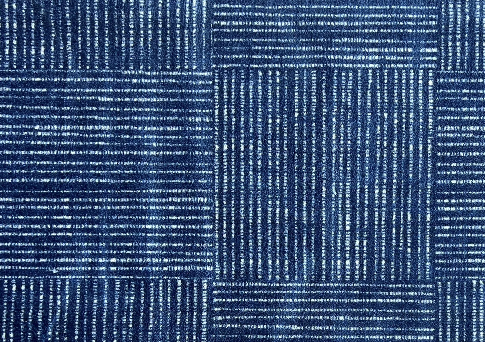 Canvas Navy Floor Mats