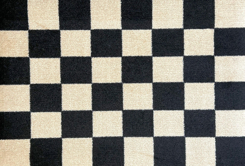 Checkered Black Floor Mats - Wash+Dry™ Mats