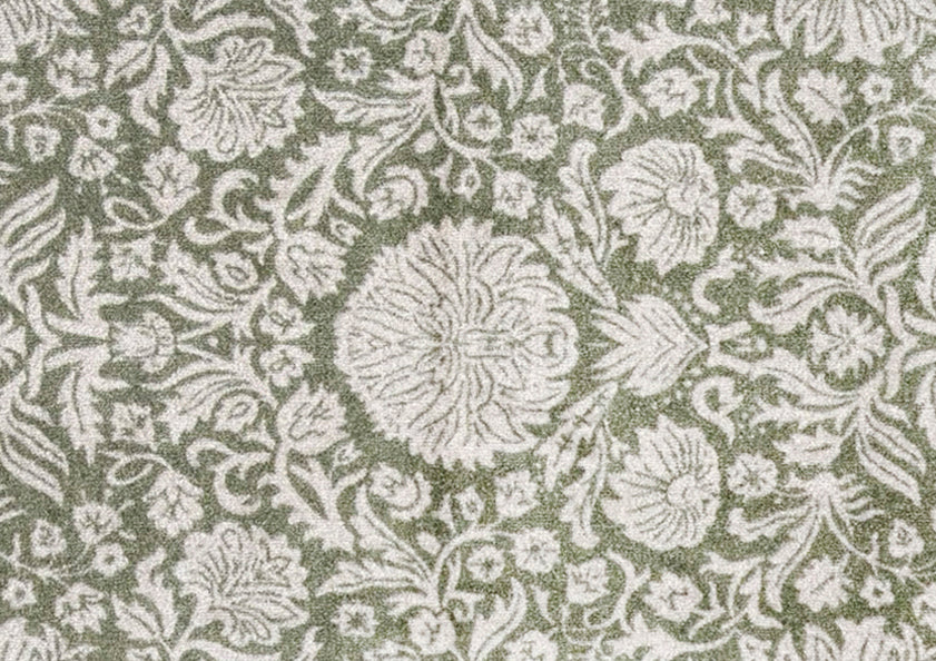 Cornflower Green Tea Floor Mats