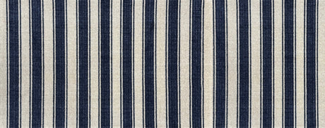 Navy and white striped Floor Mat Runner