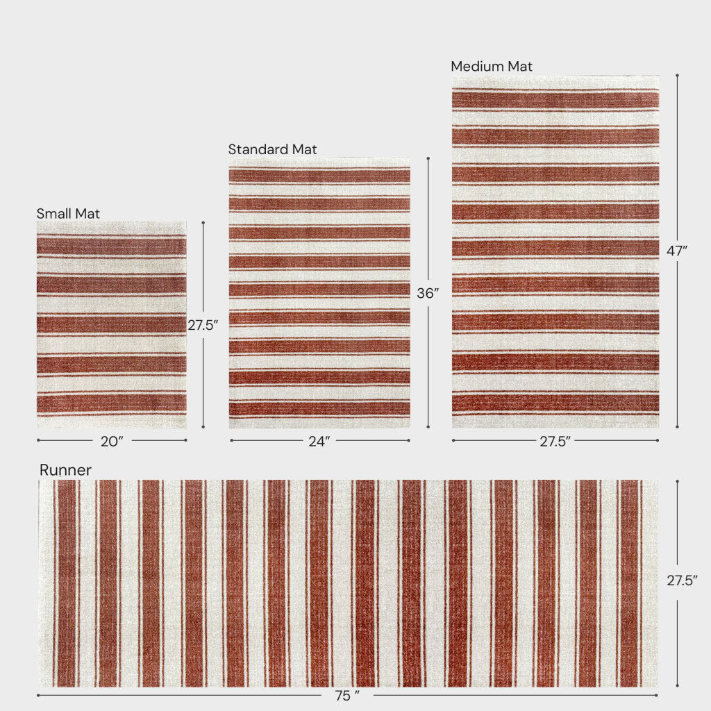Cottage Stripes Rust