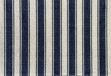 Navy and white striped Floor Mat