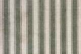 Floor Mat with horizontal stripes in green and beige.