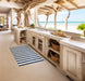 Cabana Stripe Navy Floor Mats - Wash+Dry™ Mats