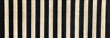 Black and Sand Farmhouse Striped Mat Runner