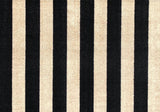Black and Sand Farmhouse striped floor mat standard closeup