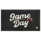 Game Day Black Bar Mat