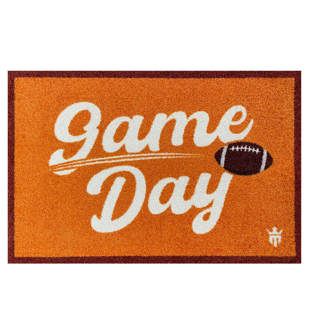 Game Day Orange Floor Mat