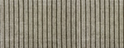 Textured carpet with a striped pattern in shades of gray, green, taupe and cream. Size Runner