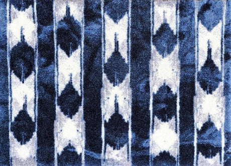 Indigo washable entry mat - small