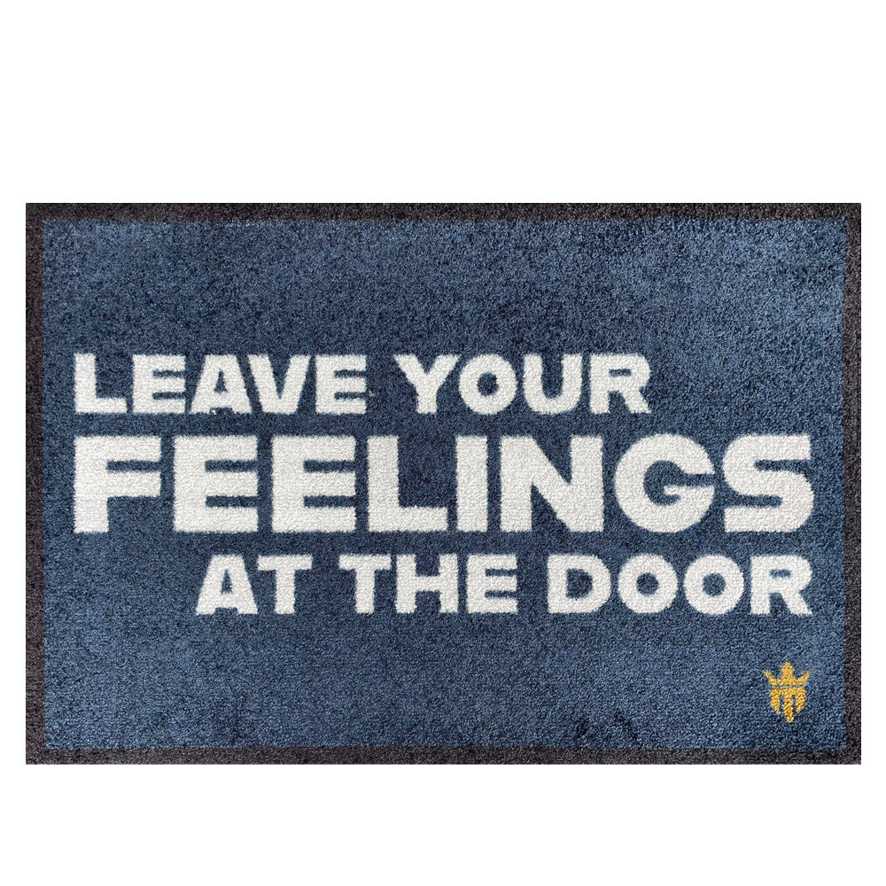 Leave Your Feelings at the Door Floor Mat