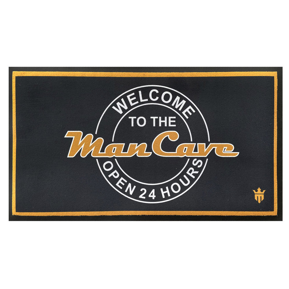 Welcome to the Man Cave Bar Mat