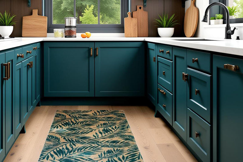 Palm Leaf Teal