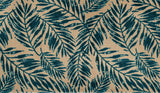 Palm Leaf Teal Medium