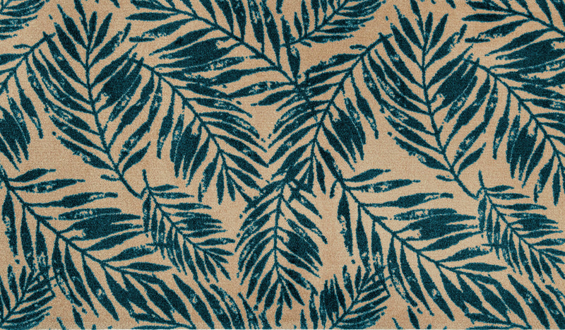 Palm Leaf Teal Medium