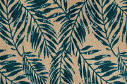 Palm Leaf Teal Small