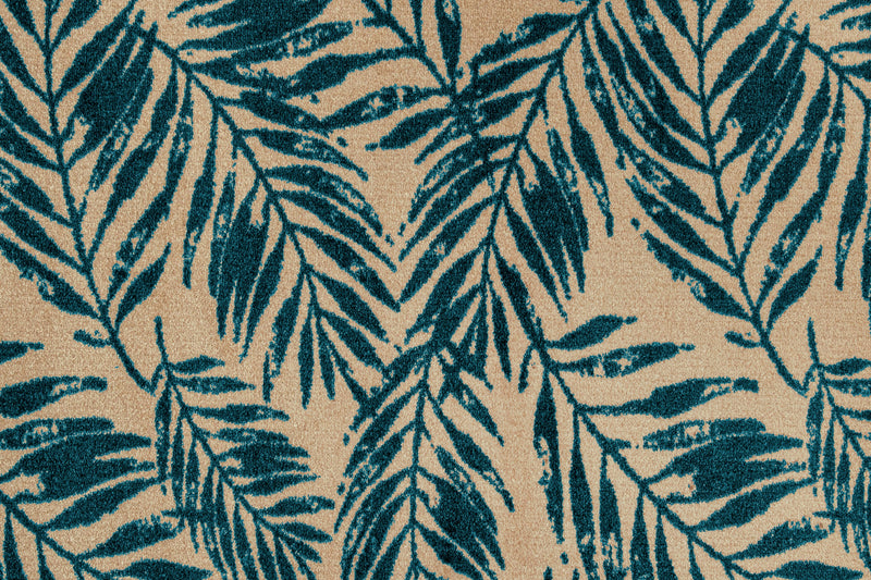 Palm Leaf Teal Small