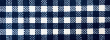 Matsmiths Patchwork Navy Floor Mats Washable Indoor Mat with Rubber Backing, Large Door Mat for Entryway, Workshops, Man Caves, Bars, Non-Slip Area Rug and Mat, Washable Entryway Rug, Pet Friendly, Kid Friendly, Navy, White, 27.5"x75", Runner