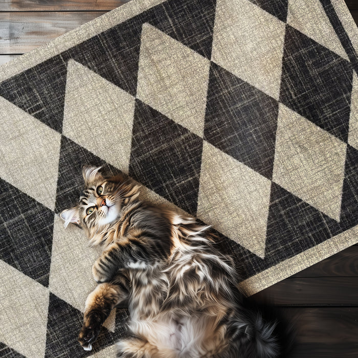 Arthur Diamonds Black + Taupe