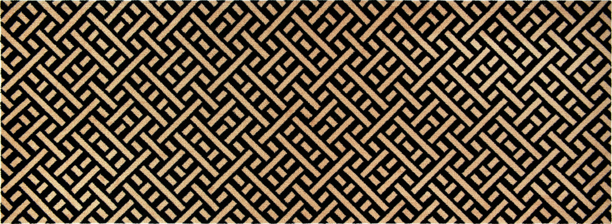 Trellis Black + Cream - Wash+Dry™ Mats