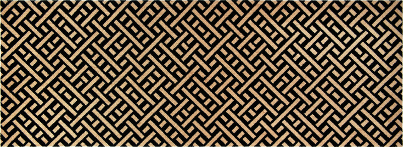 Trellis Black + Cream - Wash+Dry™ Mats
