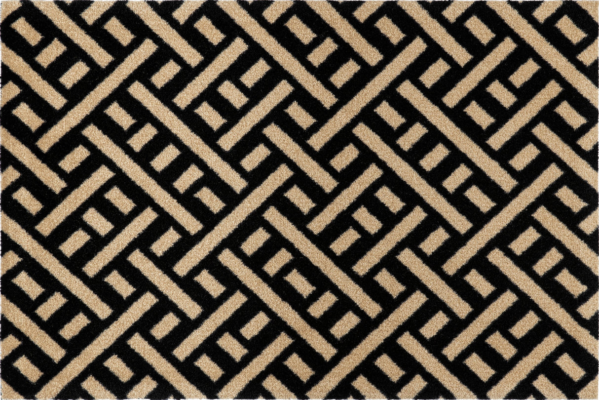 Trellis Black + Cream Small
