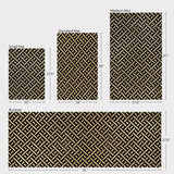 Trellis Black + Cream