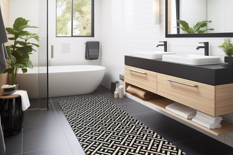 Trellis Black + White