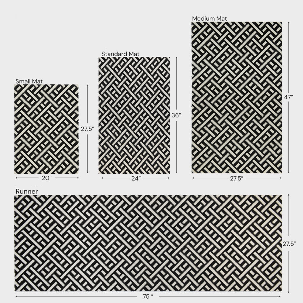 Trellis Black + White