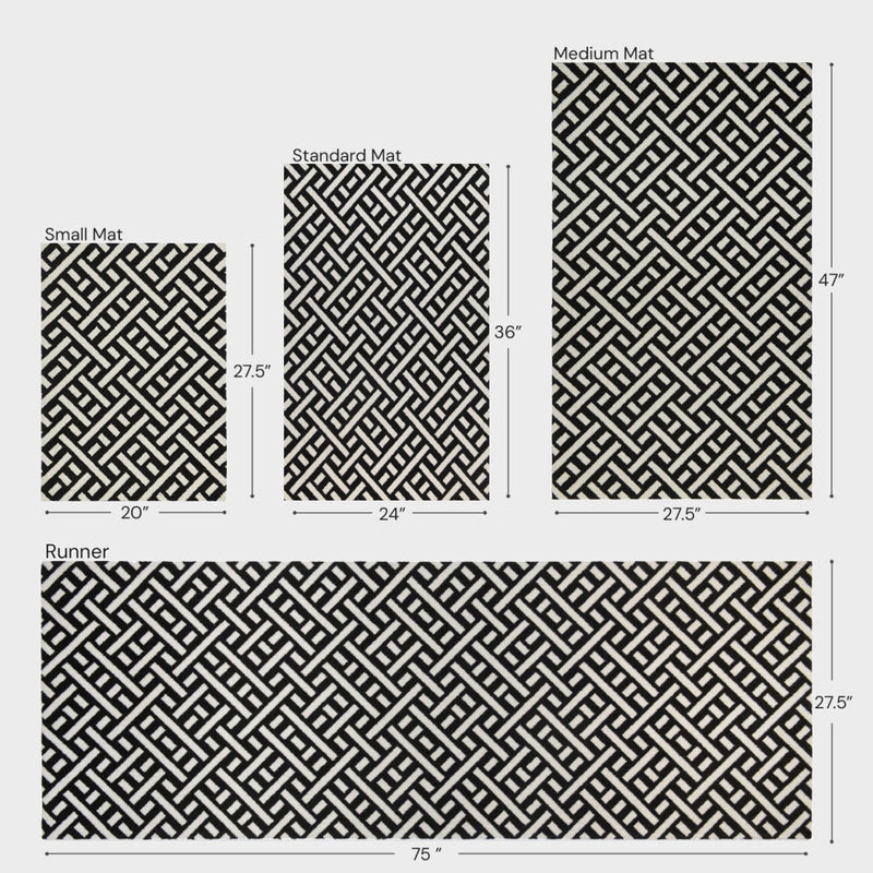 Trellis Black + White