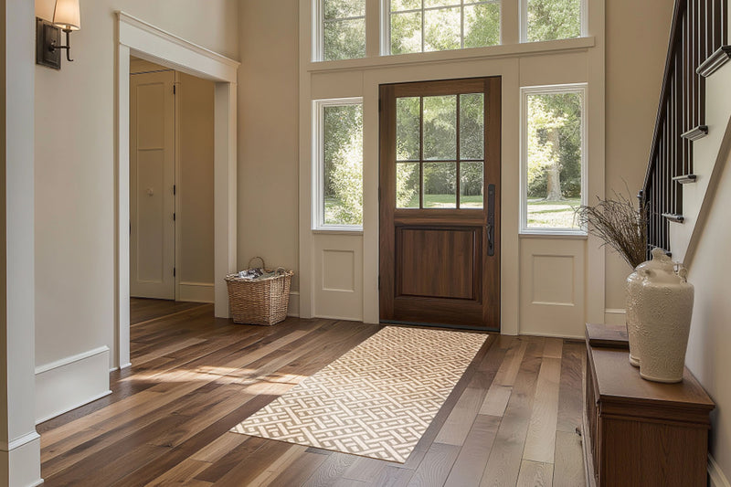 Trellis Taupe + Cream