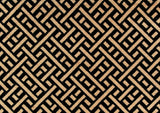 Trellis Black + Cream