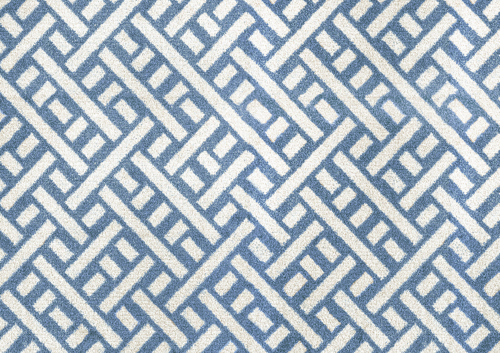 Trellis Denim Mats