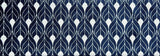 Tulle Navy Floor Mats  - Runner