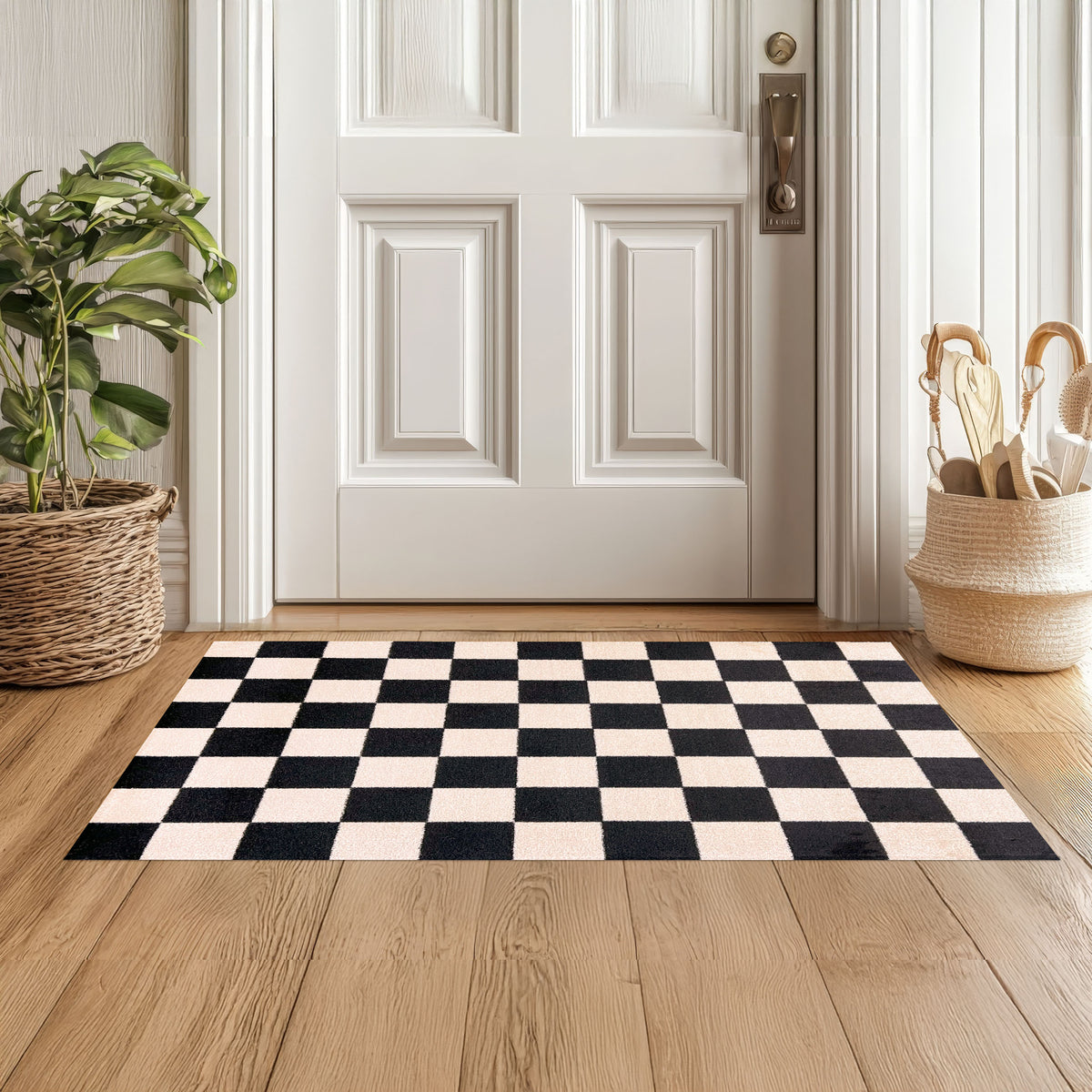 Checkered Black